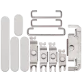 Hard Buttons (Power / Volume / Switch) Compatible For iPhone 16 Pro / 16 Pro Max (White Titanium)