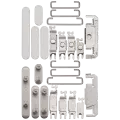Hard Buttons (Power / Volume / Switch) Compatible For iPhone 16 Pro / 16 Pro Max (White Titanium)