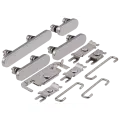 Hard Buttons (Power / Volume / Switch) Compatible For iPhone 16 Pro / 16 Pro Max (White Titanium)