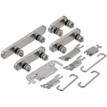 Hard Buttons (Power / Volume / Switch) Compatible For iPhone 16 Pro / 16 Pro Max (White Titanium)