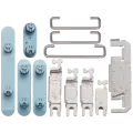 Hard Buttons (Power / Volume / Switch) Compatible For iPhone 16 / 16 Plus (Teal)