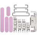 Hard Buttons (Power / Volume / Switch) Compatible For iPhone 16 / 16 Plus (Pink)