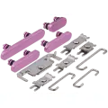 Hard Buttons (Power / Volume / Switch) Compatible For iPhone 16 / 16 Plus (Pink)