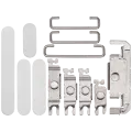Hard Buttons (Power / Volume / Switch) Compatible For iPhone 16 / 16 Plus (White)