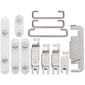 Hard Buttons (Power / Volume / Switch) Compatible For iPhone 16 / 16 Plus (White)