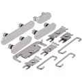 Hard Buttons (Power / Volume / Switch) Compatible For iPhone 16 / 16 Plus (White)