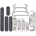 Hard Buttons (Power / Volume / Switch) Compatible For iPhone 16 / 16 Plus (Black)