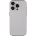 Back Housing W/ Small Pre-Installed Compatible For iPhone 15 Pro (US Version) (Used OEM Pull: Grade B) (Natural Titanium)