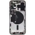 Back Housing W/ Small Pre-Installed Compatible For iPhone 15 Pro (US Version) (Used OEM Pull: Grade B) (Natural Titanium)