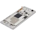 OLED Assembly With Frame Compatible For Motorola Edge Plus 5G UW (2022) / Edge 30 Pro (XT2201-1/4) (Refurbished) (Stardust White)
