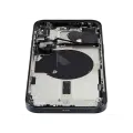 Back Housing W/ Small Pre-Installed Compatible For iPhone 15 Pro Max (US Version) (Used OEM Pull: Grade A) (Black Titanium)