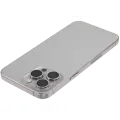 Back Housing W/ Small Pre-Installed Compatible For iPhone 15 Pro Max (US Version) (Used OEM Pull: Grade A) (Natural Titanium)