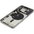 Back Housing W/ Small Pre-Installed Compatible For iPhone 15 Pro Max (US Version) (Used OEM Pull: Grade A) (Natural Titanium)
