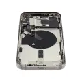 Back Housing W/ Small Pre-Installed Compatible For iPhone 15 Pro Max (US Version) (Used OEM Pull: Grade A) (Natural Titanium)