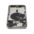 Back Housing W/ Small Pre-Installed Compatible For iPhone 15 Pro Max (US Version) (Used OEM Pull: Grade A) (Natural Titanium)
