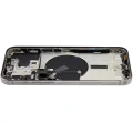 Back Housing W/ Small Pre-Installed Compatible For iPhone 15 Pro Max (US Version) (Used OEM Pull: Grade A) (Natural Titanium)