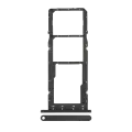 Dual Sim Card Tray Compatible For Samsung Galaxy A03S (A037F / 2021) (Black)
