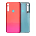 Back cover Glass Compatible For Motorola Moto G8 Play (XT2015 / 2019) (Magenta red)