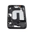 Mid-Frame Housing With Power And Volume Button Compatible For iPhone 16 (US Version) (Used OEM Pull: Grade A) (Black)