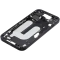 Mid-Frame Housing With Power And Volume Button Compatible For iPhone 16 (US Version) (Used OEM Pull: Grade A) (Black)