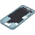 Mid-Frame Housing With Power And Volume Button Compatible For iPhone 16 (US Version) (Used OEM Pull: Grade A) (Teal)