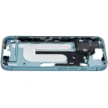 Mid-Frame Housing With Power And Volume Button Compatible For iPhone 16 (US Version) (Used OEM Pull: Grade A) (Teal)