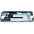 Mid-Frame Housing With Power And Volume Button Compatible For iPhone 16 (US Version) (Used OEM Pull: Grade A) (Teal)