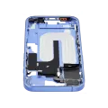 Mid-Frame Housing With Power And Volume Button Compatible For iPhone 16 (US Version) (Used OEM Pull: Grade A) (Ultramarine)