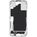 Mid-Frame Housing With Power And Volume Button Compatible For iPhone 16 Plus  (US Version) (Used OEM Pull: Grade A) (White)