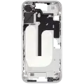 Mid-Frame Housing With Power And Volume Button Compatible For iPhone 16 Plus  (US Version) (Used OEM Pull: Grade A) (White)