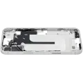 Mid-Frame Housing With Power And Volume Button Compatible For iPhone 16 Plus  (US Version) (Used OEM Pull: Grade A) (White)