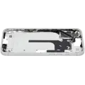 Mid-Frame Housing With Power And Volume Button Compatible For iPhone 16 Plus  (US Version) (Used OEM Pull: Grade A) (White)