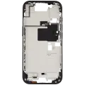 Mid-Frame Housing With Power And Volume Button Compatible For iPhone 16 Pro (US Version) (Used OEM Pull: Grade A) (Black Titanium)