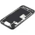 Mid-Frame Housing With Power And Volume Button Compatible For iPhone 16 Pro (US Version) (Used OEM Pull: Grade A) (Black Titanium)