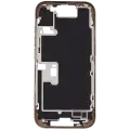 Mid-Frame Housing With Power And Volume Button Compatible For iPhone 16 Pro (US Version) (Used OEM Pull: Grade A) (Desert Titanium)