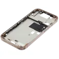 Mid-Frame Housing With Power And Volume Button Compatible For iPhone 16 Pro (US Version) (Used OEM Pull: Grade A) (Desert Titanium)