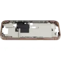 Mid-Frame Housing With Power And Volume Button Compatible For iPhone 16 Pro (US Version) (Used OEM Pull: Grade A) (Desert Titanium)