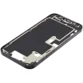 Mid-Frame Housing With Power And Volume Button Compatible For iPhone 16 Pro max (US Version) (Used OEM Pull: Grade A) (Black Titanium)