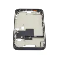 Mid-Frame Housing With Power And Volume Button Compatible For iPhone 16 Pro max (US Version) (Used OEM Pull: Grade A) (Black Titanium)