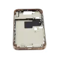 Mid-Frame Housing With Power And Volume Button Compatible For iPhone 16 Pro max (US Version) (Used OEM Pull: Grade A) (Desert Titanium)