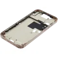 Mid-Frame Housing With Power And Volume Button Compatible For iPhone 16 Pro max (US Version) (Used OEM Pull: Grade A) (Desert Titanium)