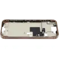 Mid-Frame Housing With Power And Volume Button Compatible For iPhone 16 Pro max (US Version) (Used OEM Pull: Grade A) (Desert Titanium)
