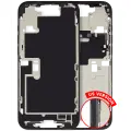 Mid-Frame Housing With Power And Volume Button Compatible For iPhone 16 Pro max (US Version) (Used OEM Pull: Grade A) (Black Titanium)