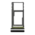 Single Sim Card Tray Compatible For Motorola One Vision (XT1970 / 2019) / P50 (XT1970 / 2019) (Black)