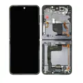Inner OLED Assembly With Frame Compatible For Samsung Galaxy Z Flip 4 5G (US & International) (Used OEM Pull: Grade A) (Graphite)