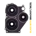 Back Camera Lens With Bracket / Bezel Compatible For Xiaomi Redmi Note 12R (Black)