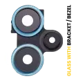 Back Camera Lens With Bracket / Bezel Compatible For Xiaomi Redmi Note 12 Turbo / Poco F5 (Blue)