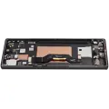 OLED Assembly With Frame Compatible For Motorola Moto Edge 50  (XT2407-3 / 2024) (Refurbished) (Koala Gray)
