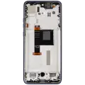OLED Assembly With Frame Compatible For Motorola Moto Edge 50 Neo (XT2409-3 / 2024) (Refurbished) (Nautical Blue)