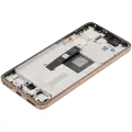 OLED Assembly With Frame Compatible For Motorola Moto Edge 50 Neo (XT2409-3 / 2024) (Refurbished) (Latte)